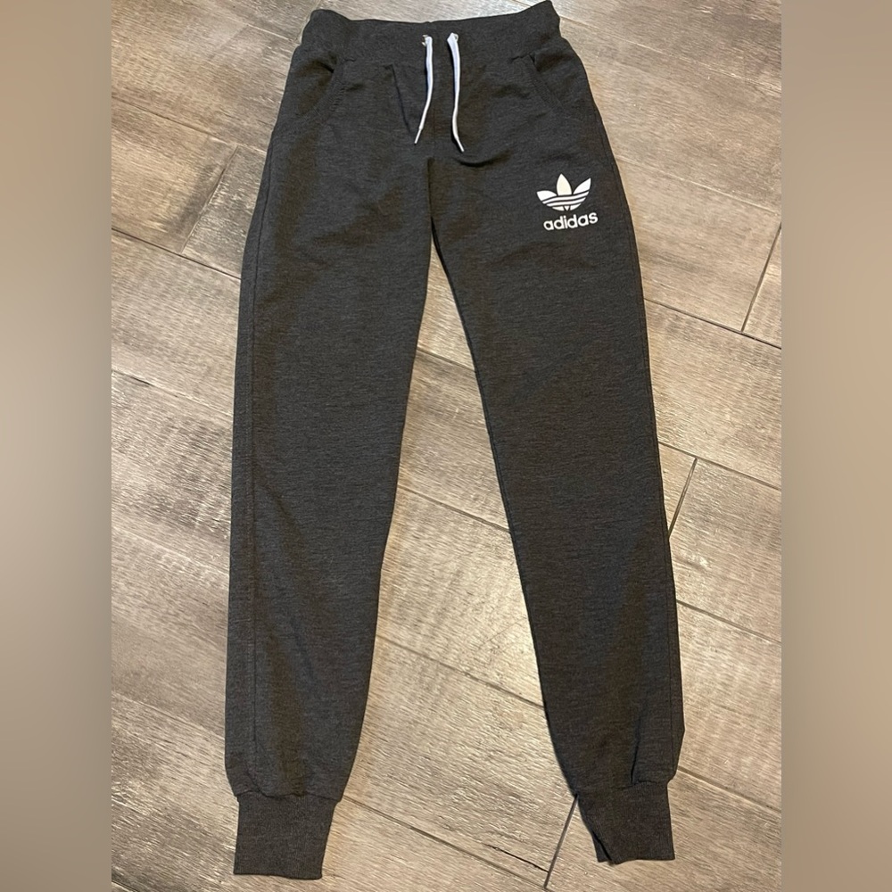 Adidas Gray Joggers Size Small